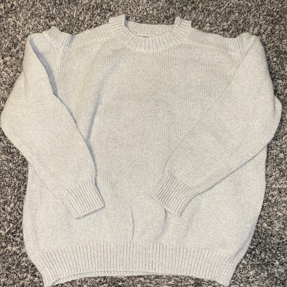 Cozy Light Gray Sweater